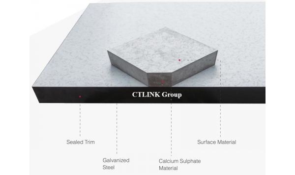 Sàn nâng Calcium Sulphate Conductive PVC - Sàn Nâng Kỹ Thuật CTLINK - Công Ty Cổ Phần Xuất Nhập Khẩu Bảo Hà